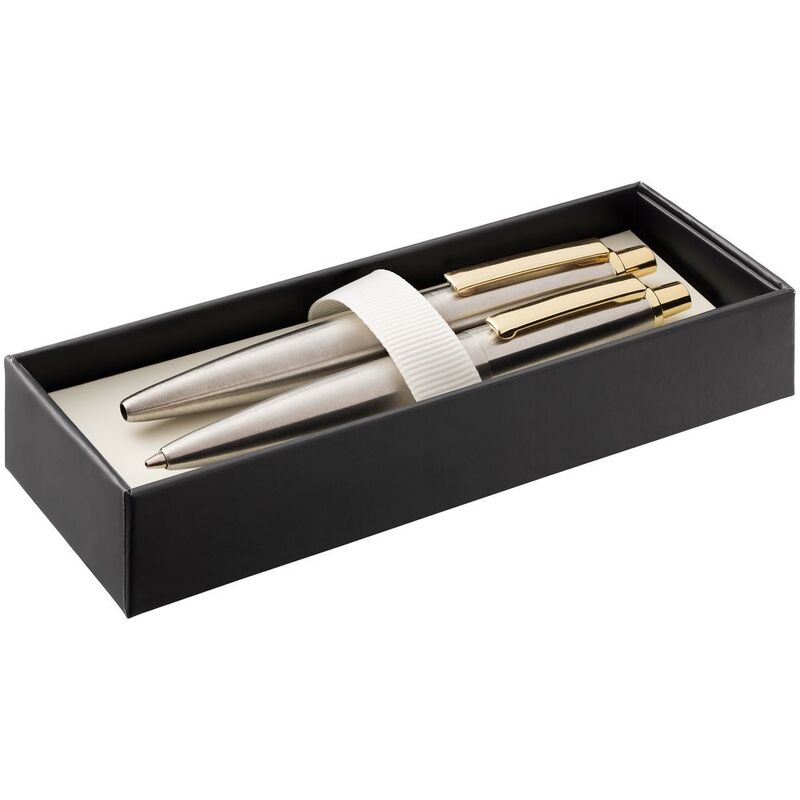 Набор из механического карандаша и ручки Poetica, золотистый арт.16718.01