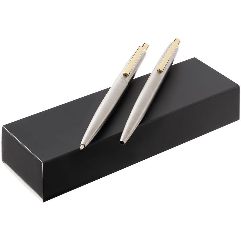 Набор из механического карандаша и ручки Poetica, золотистый арт.16718.01