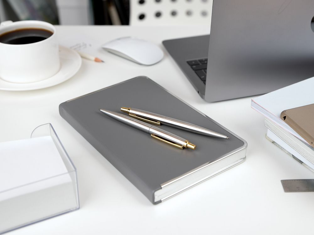 Набор из механического карандаша и ручки Poetica, золотистый арт.16718.01