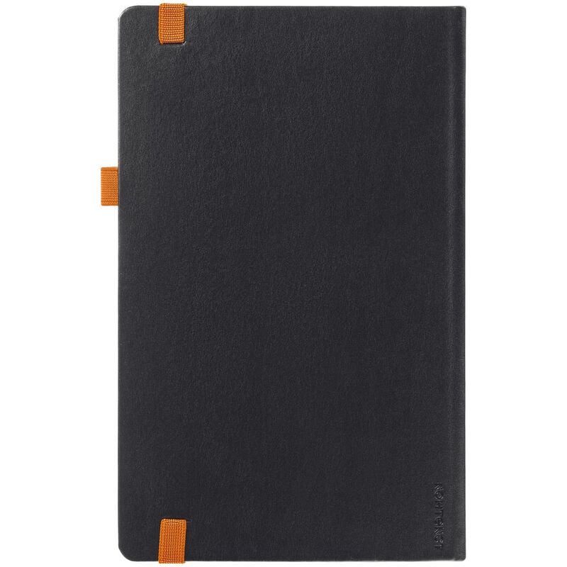 Ежедневник Ton, недатированный, черный с оранжевым арт.16770.23