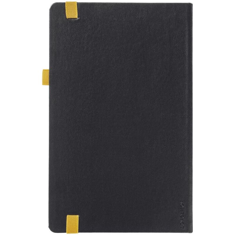 Ежедневник Ton, недатированный, черный с желтым арт.16770.83