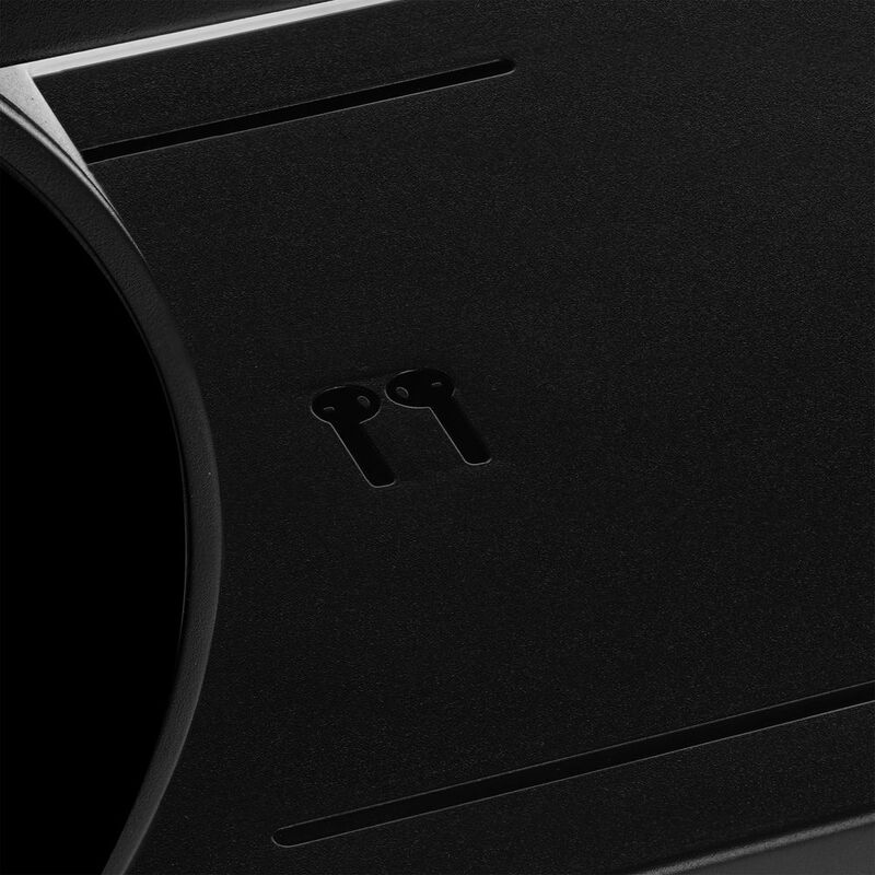 Станция беспроводной зарядки с часами fullStack, черная арт.16460.30