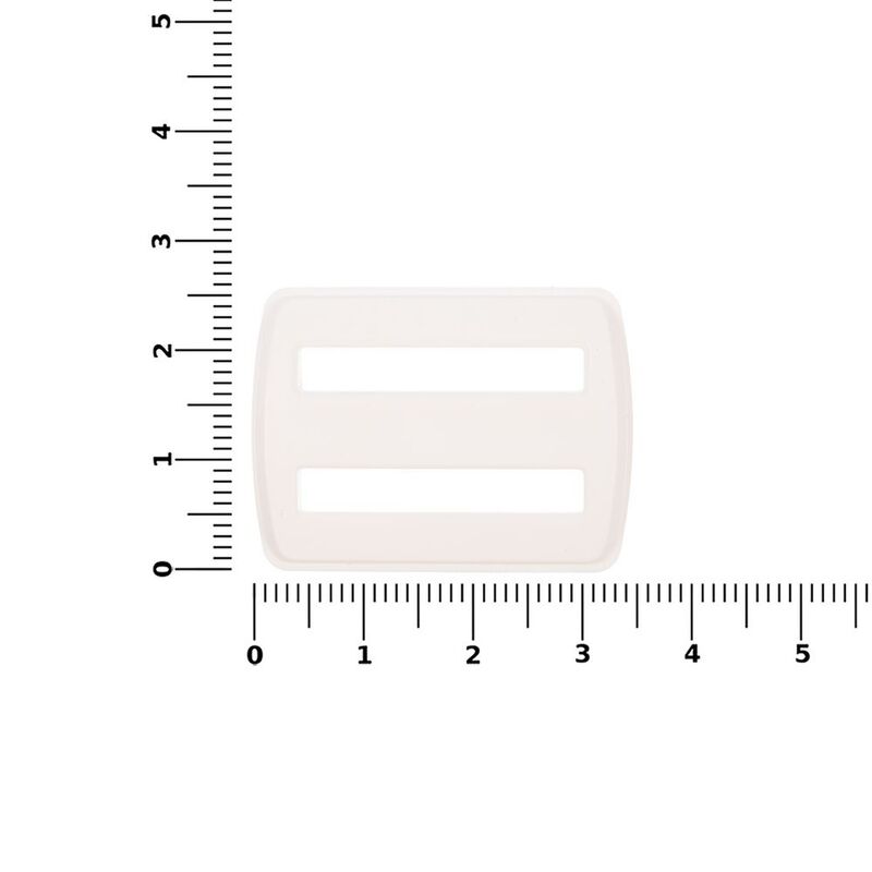 Пряжка &mdash; регулятор ремня Fermo, белая арт.16458.60