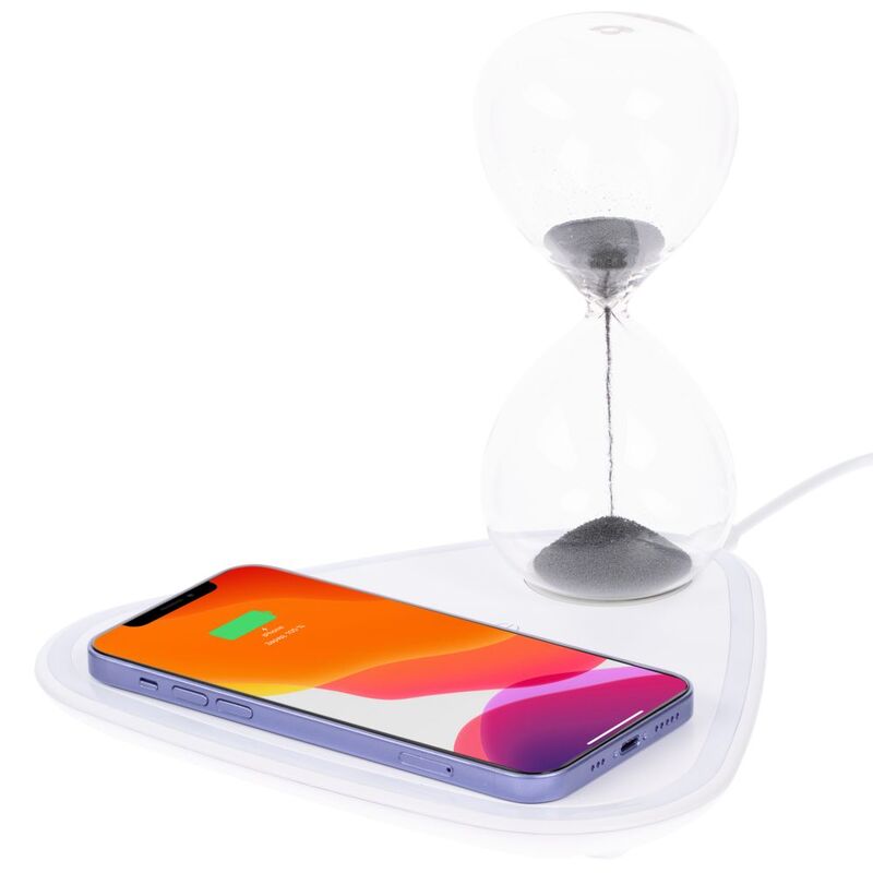 Станция беспроводной зарядки с антистрессом Countdown, белая арт.16462.60