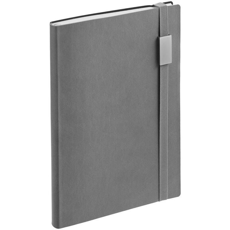 Ежедневник Vivian Metal, недатированный, серый арт.16654.01