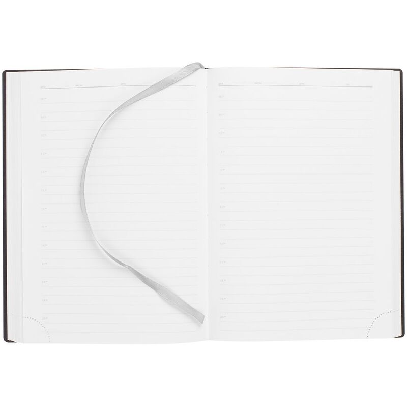 Ежедневник Vivian Metal, недатированный, серый арт.16654.01