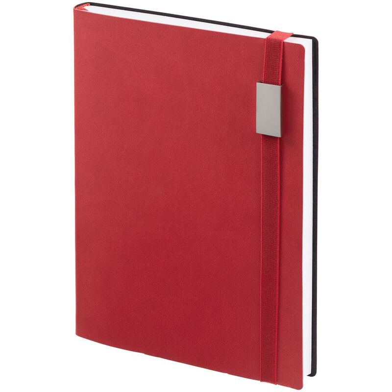 Ежедневник Vivian Metal, недатированный, красный арт.16654.05