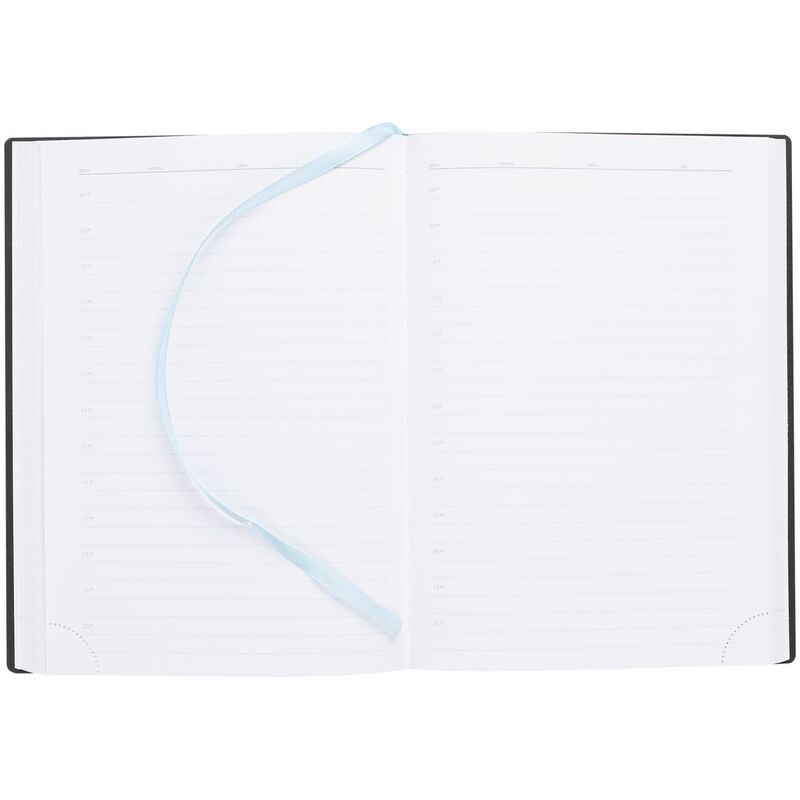 Ежедневник Vivian Metal, недатированный, голубой арт.16654.14