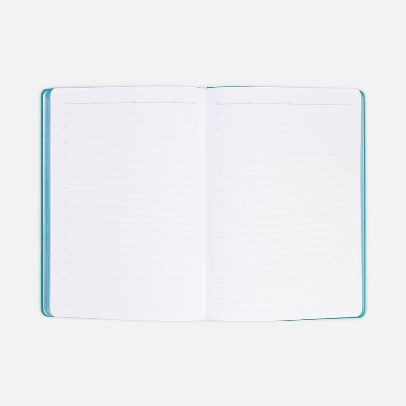 Ежедневник Flexpen Shall, недатированный, бирюзовый арт.19087.94