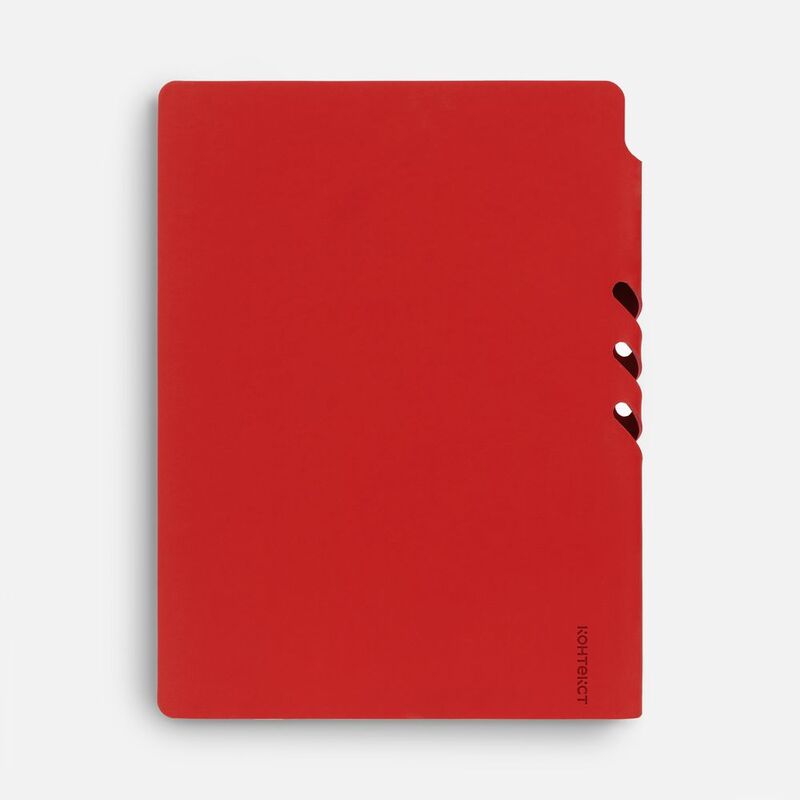 Ежедневник Flexpen Shall, недатированный, красный арт.19087.05