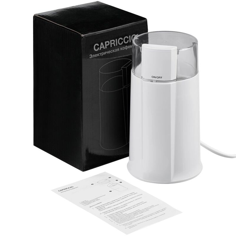 Электрическая кофемолка Capriccio, белая арт.17614.60