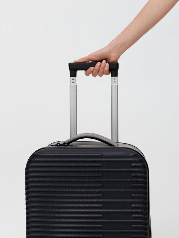 Чемодан Bonfold, черный с серым арт.16498.31