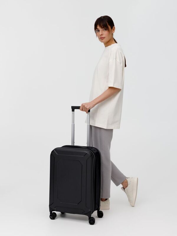 Чемодан Platta, черный арт.16499.30