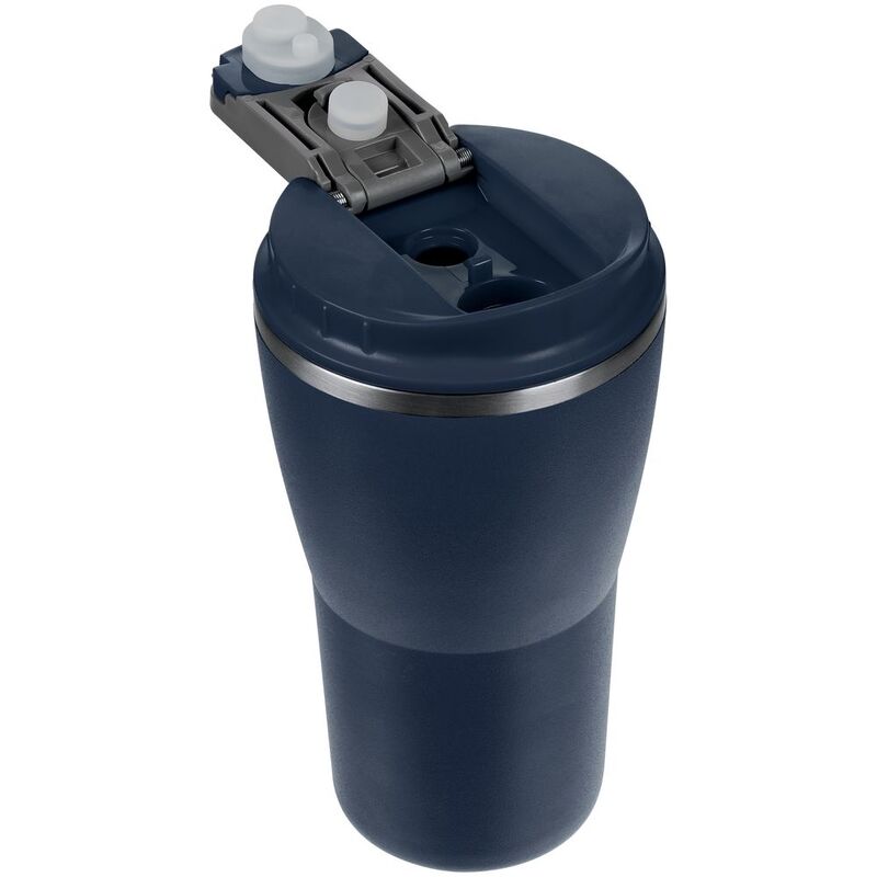 Термостакан Sapporo без логотипа, темно-синий арт.16485.43