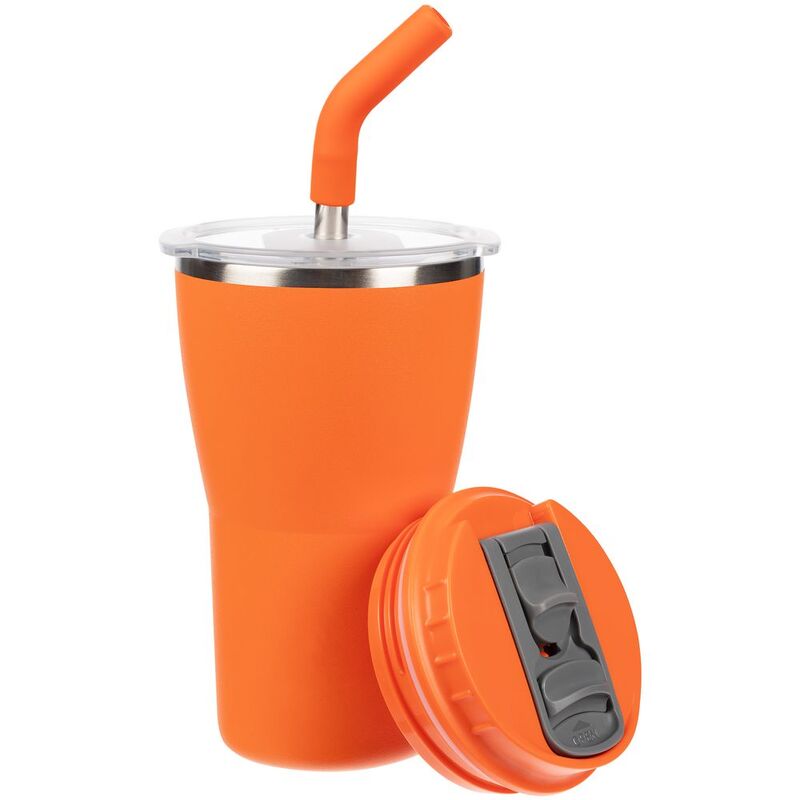 Термостакан Sapporo без логотипа, оранжевый арт.16485.20