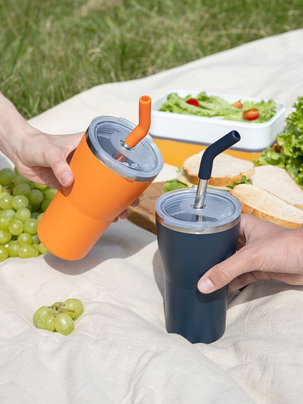 Термостакан Sapporo без логотипа, оранжевый арт.16485.20