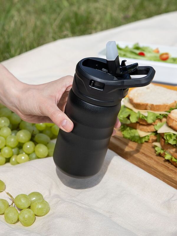 Термобутылка Fujisan 2.0 без логотипа, черная арт.16638.30