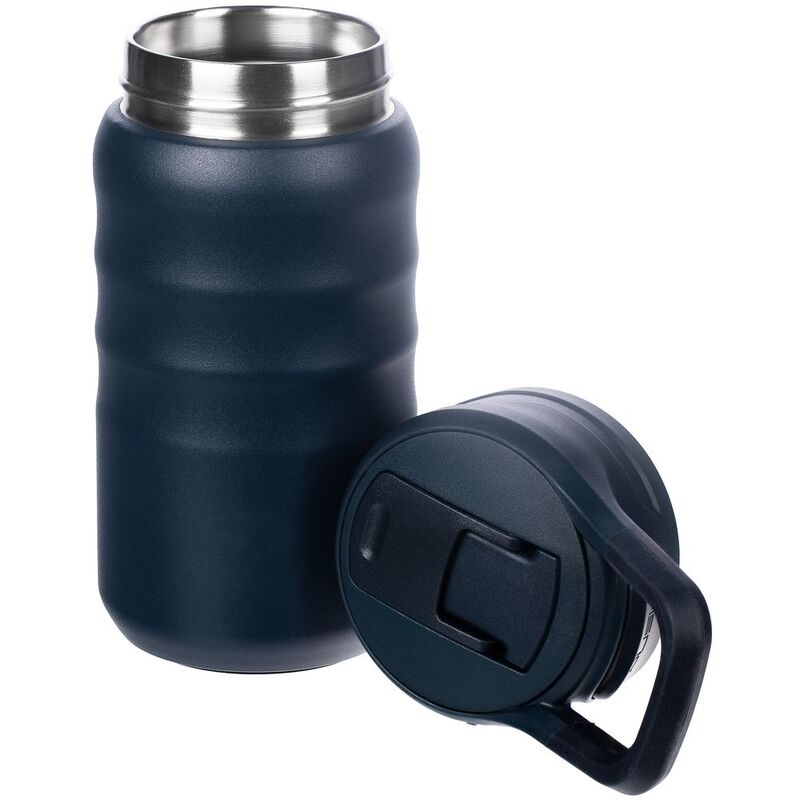 Термобутылка Fujisan 2.0 без логотипа, темно-синяя арт.16638.43