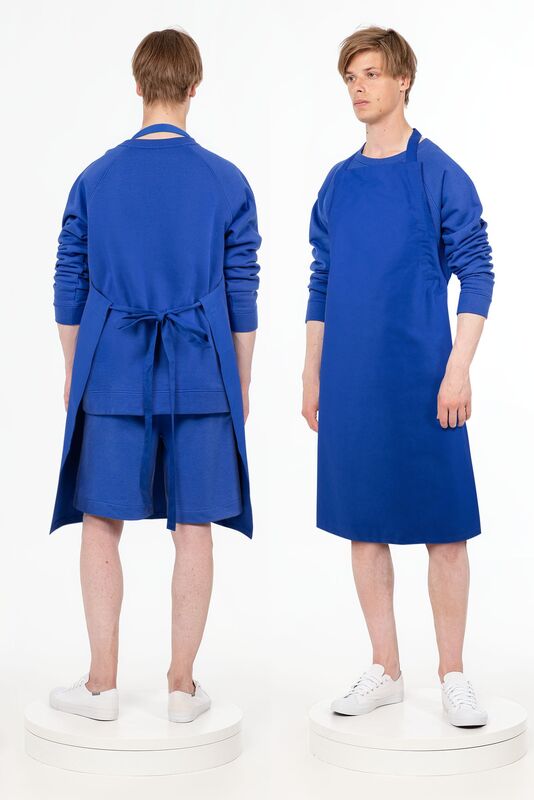 Фартук E1, синий арт.16488.40