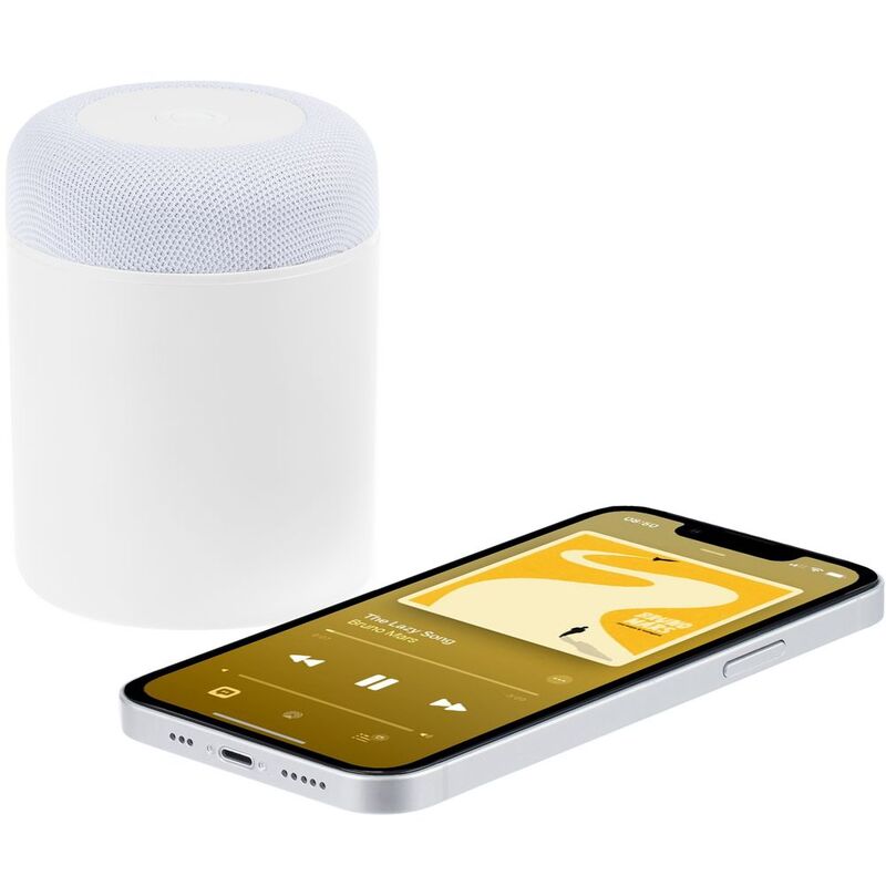 Станция беспроводной зарядки с колонкой и ночником Trilogy, белая арт.16577.60