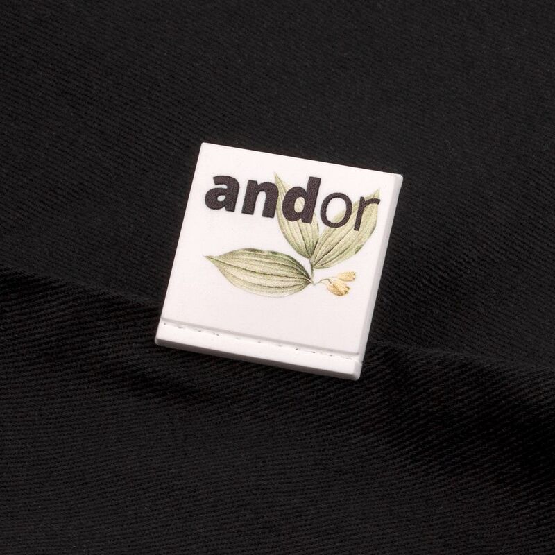 Лейбл из ПВХ Kare, белый арт.16555.60