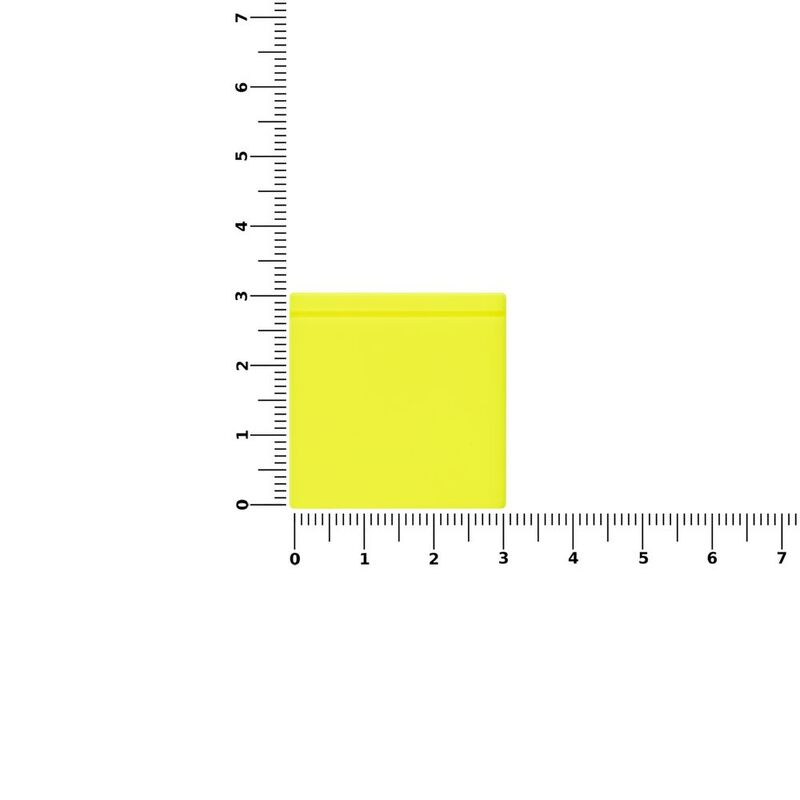 Лейбл из ПВХ Kare, желтый неон арт.16555.89