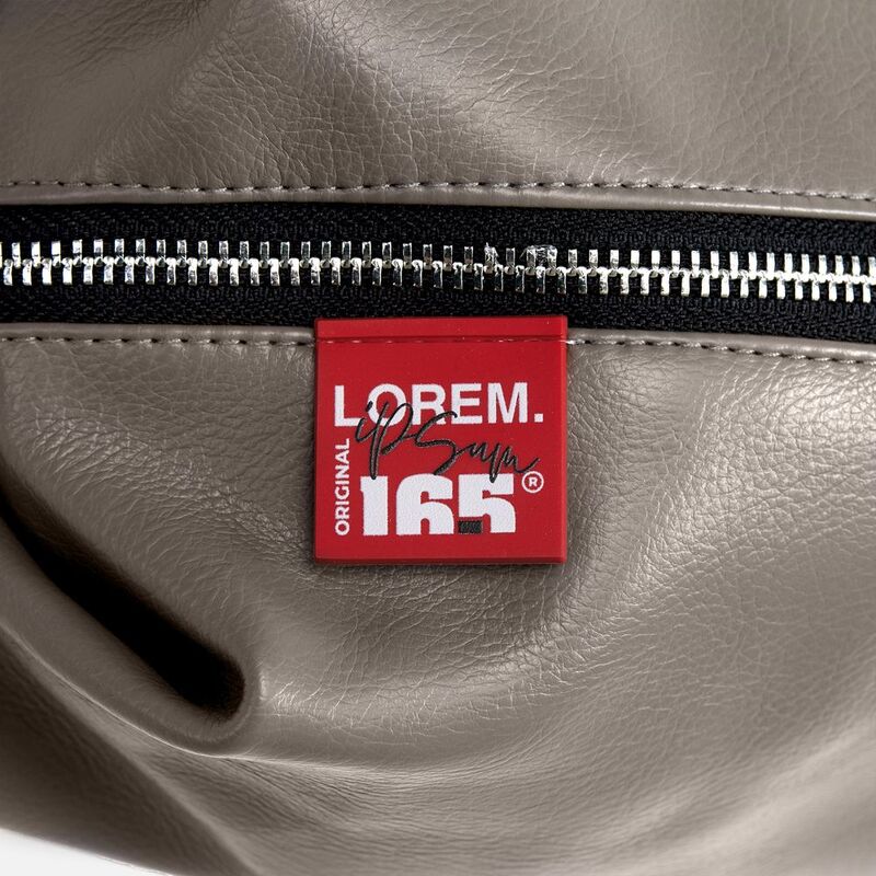 Лейбл из ПВХ Kare, красный арт.16555.50