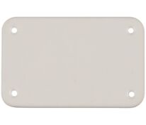 Лейбл из ПВХ Kreta, S, белый арт.16556.60