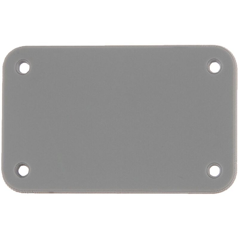 Лейбл из ПВХ Kreta, S, серый арт.16556.10