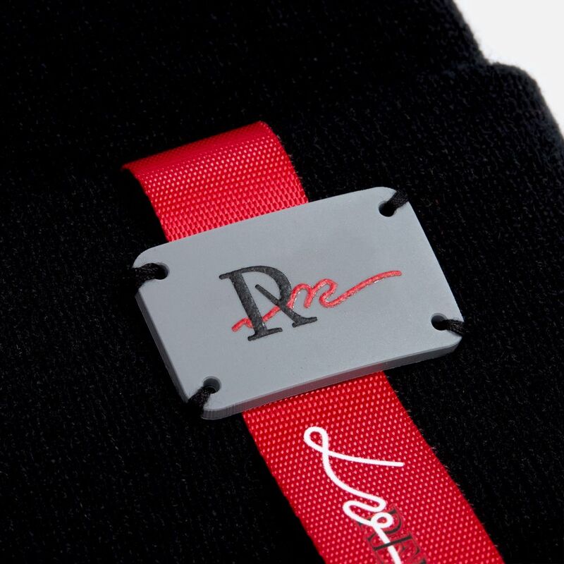 Лейбл из ПВХ Kreta, S, серый арт.16556.10