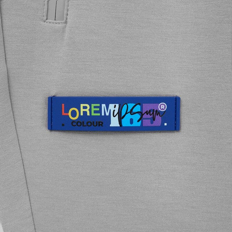 Лейбл из ПВХ Dzeta, S, синий арт.16557.44