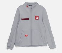 Лейбл из ПВХ Dzeta, L, красный арт.16558.50