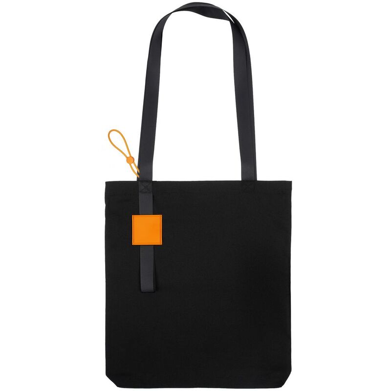 Лейбл из ПВХ Dzeta, L, оранжевый неон арт.16558.22