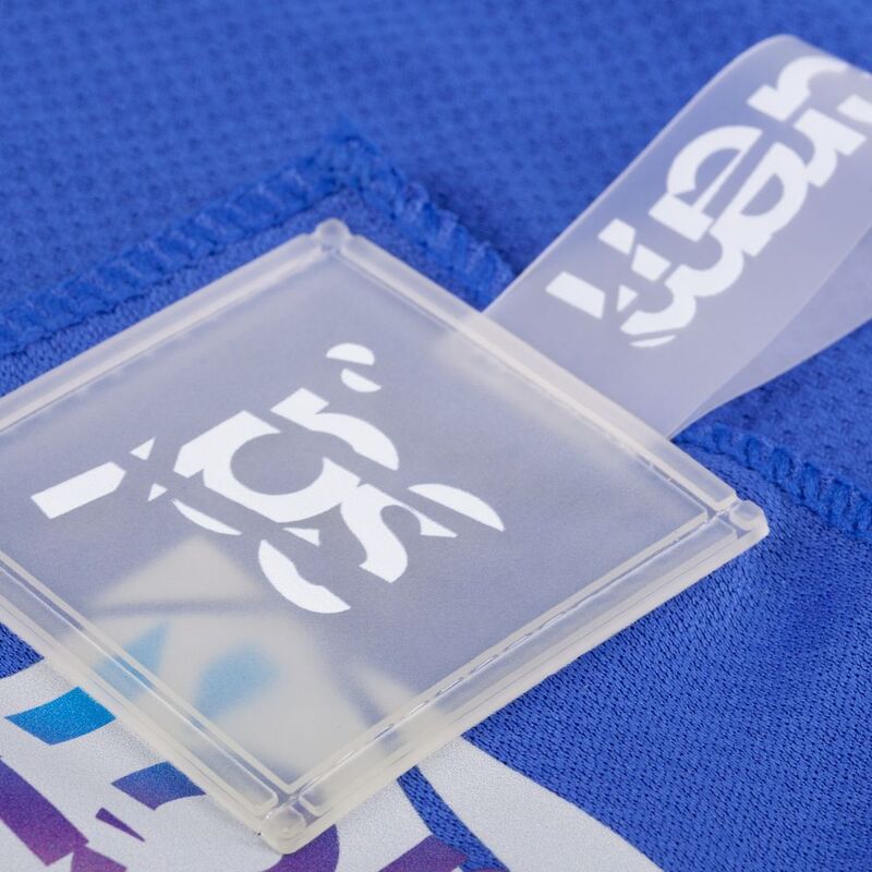 Лейбл из ПВХ Dzeta, L, прозрачный арт.16558.00