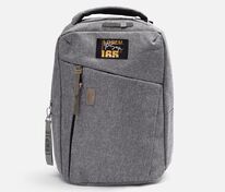 Лейбл кожаный Pasek, XS, серый арт.16572.10