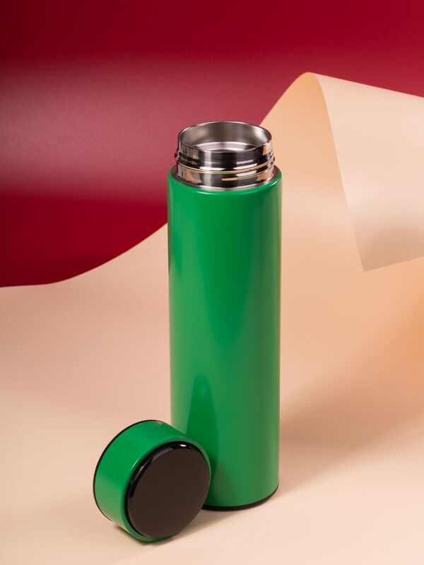 Смарт-бутылка с заменяемой батарейкой Long Therm, зеленая арт.14314.90