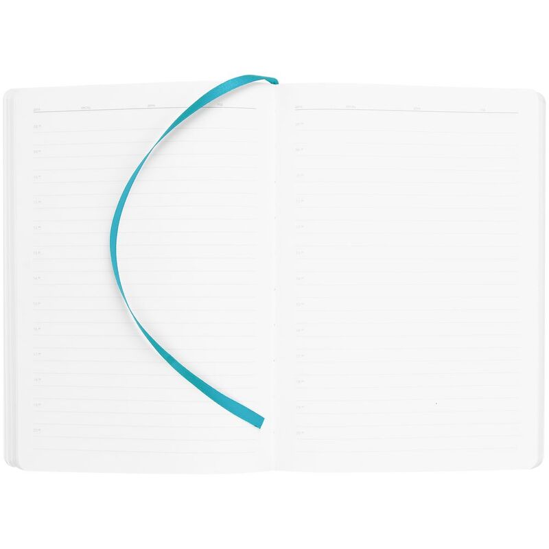 Ежедневник Vale, недатированный, бирюзовый арт.16202.49