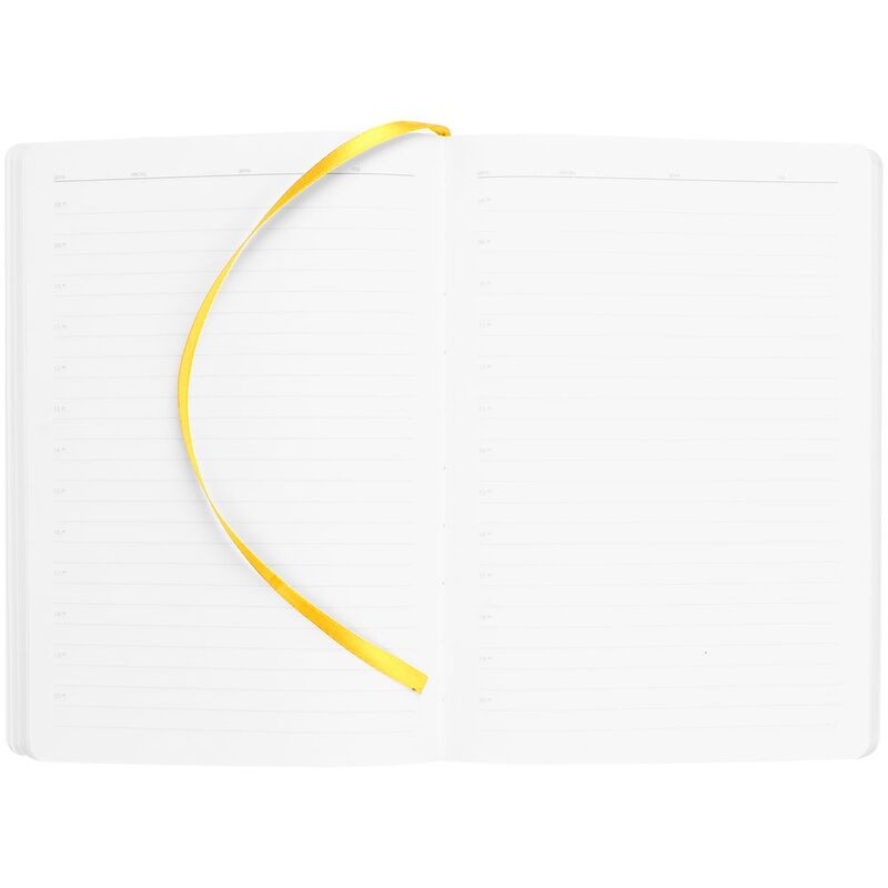 Ежедневник Vale, недатированный, желтый арт.16202.80