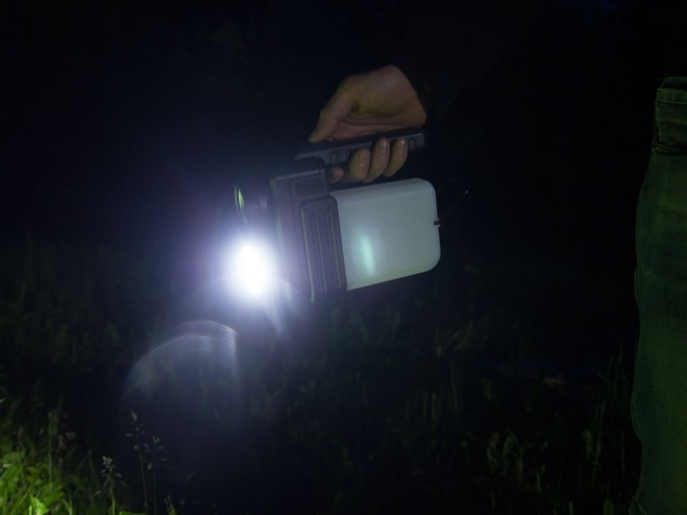 Кемпинговый фонарь-лампа аккумуляторный Yol, черный арт.63001.30