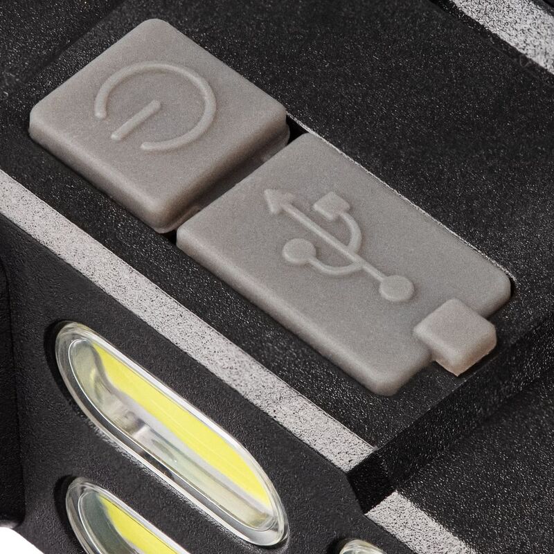 Налобный фонарик аккумуляторный Alnes, черный арт.63002.30