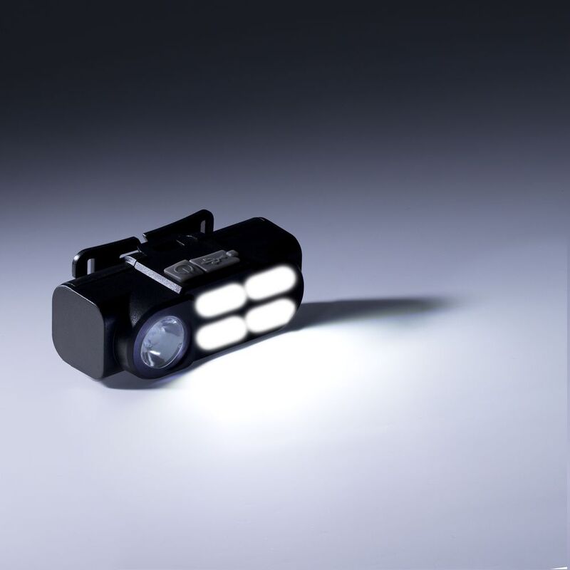 Налобный фонарик аккумуляторный Alnes, черный арт.63002.30