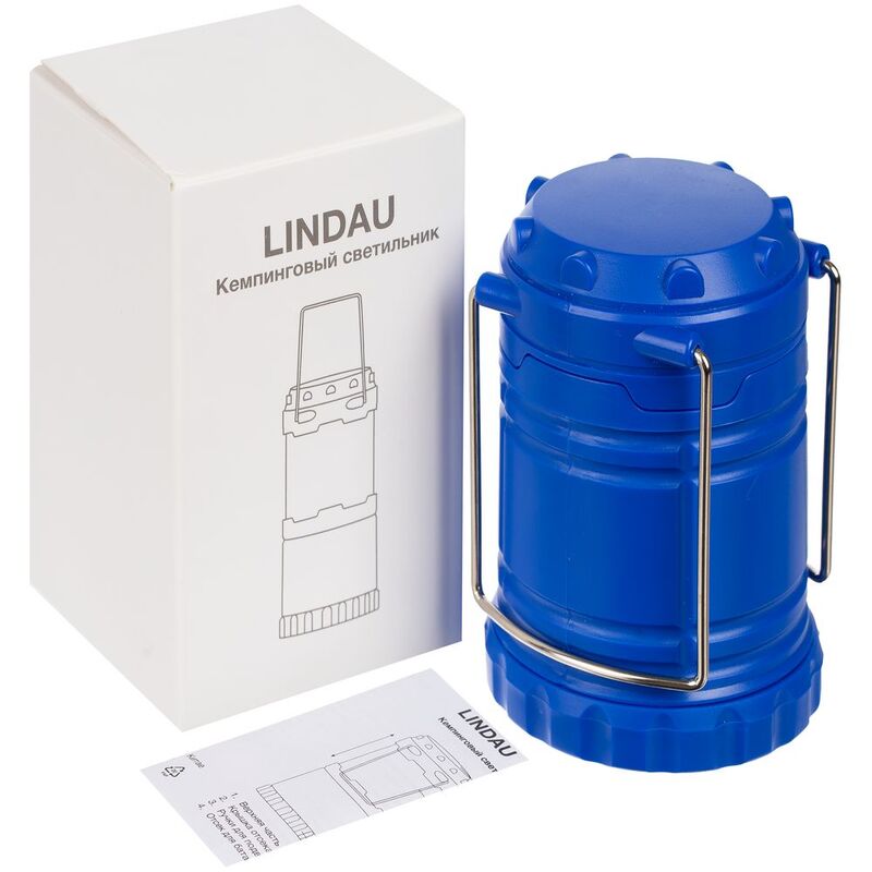 Кемпинговый фонарь Lindau, синий арт.63005.40