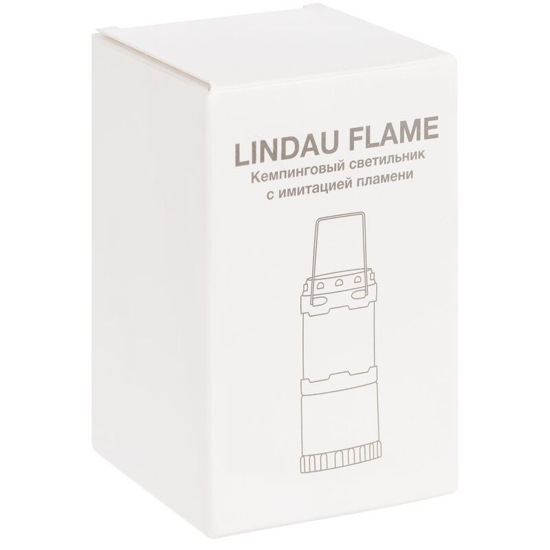 Кемпинговый фонарь с имитацией пламени Lindau Flame, черный арт.63006.30