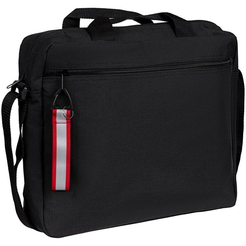 Светоотражающий брелок Flashline, серый с красным арт.15458.50