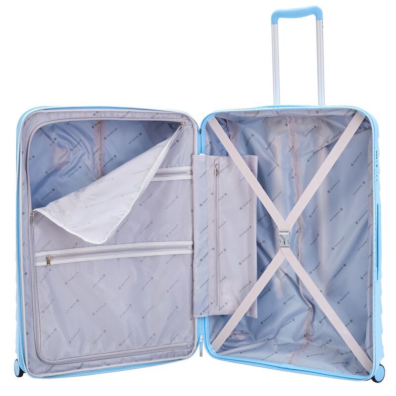 Чемодан Victoria L, голубой арт.16727.14