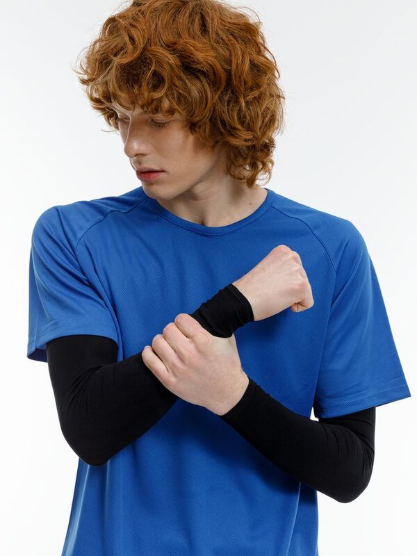 Рукава спортивные Flexor, черные арт.16580.30