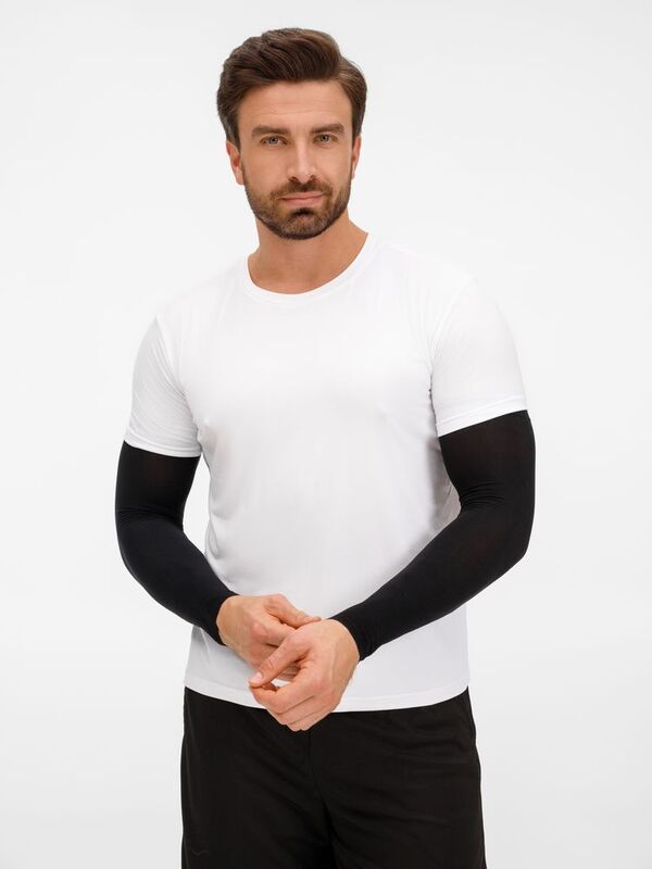 Рукава спортивные Flexor, черные арт.16580.30