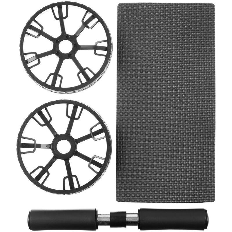 Ролик для пресса с ковриком Presswork, черный арт.16582.30