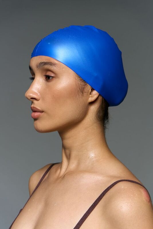 Шапочка для плавания Aquasana, синяя арт.16642.40