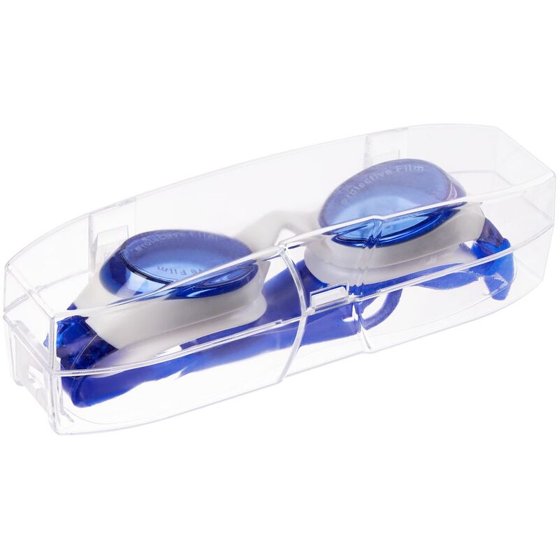 Очки для плавания Swimatic, синие с белым арт.16643.46